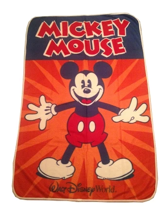 Top 10 ???? Disney Throw Blanket & Cinch Sack Bag - Pie-Eyed Mickey Mouse ⌛