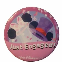 Cheapest ???? Disney Souvenir Button - Just Engaged - Ear Hats ⭐