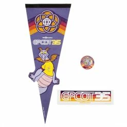 Hot Sale ???? Disney Fan Pack - Figment Epcot 35th Anniversary ????