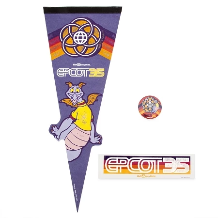 Hot Sale ???? Disney Fan Pack - Figment Epcot 35th Anniversary ????