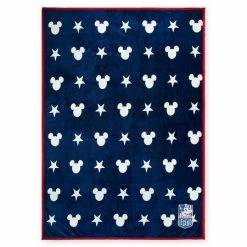 Outlet ???? Disney Throw Blanket - Mickey Mouse Americana - Reversible ????