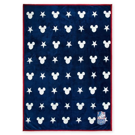 Outlet ???? Disney Throw Blanket - Mickey Mouse Americana - Reversible ????