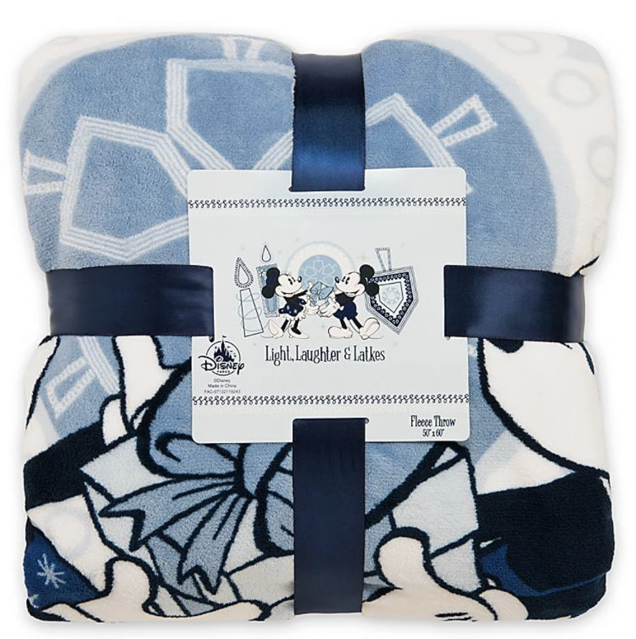 Buy ???? Disney Fleece Throw - Mickey And Minnie Mouse Chanukah ⌛