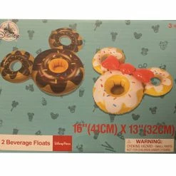 Best Pirce ✨ Disney Beverage Float - Mickey And Minnie Mouse Donut - Set Of 2 ????