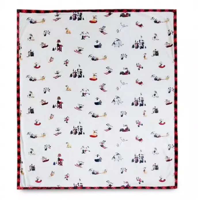 Best deal ???? Disney Holiday Throw Blanket - Walt's Holiday Lodge - Mickey & Friends ????