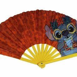 Best deal 😀 Disney Folding Fan - Stitch - Tropical ⌛